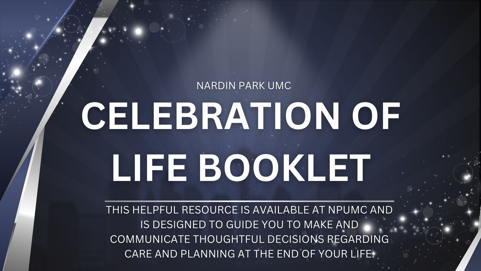 Celebration of Life Booklets