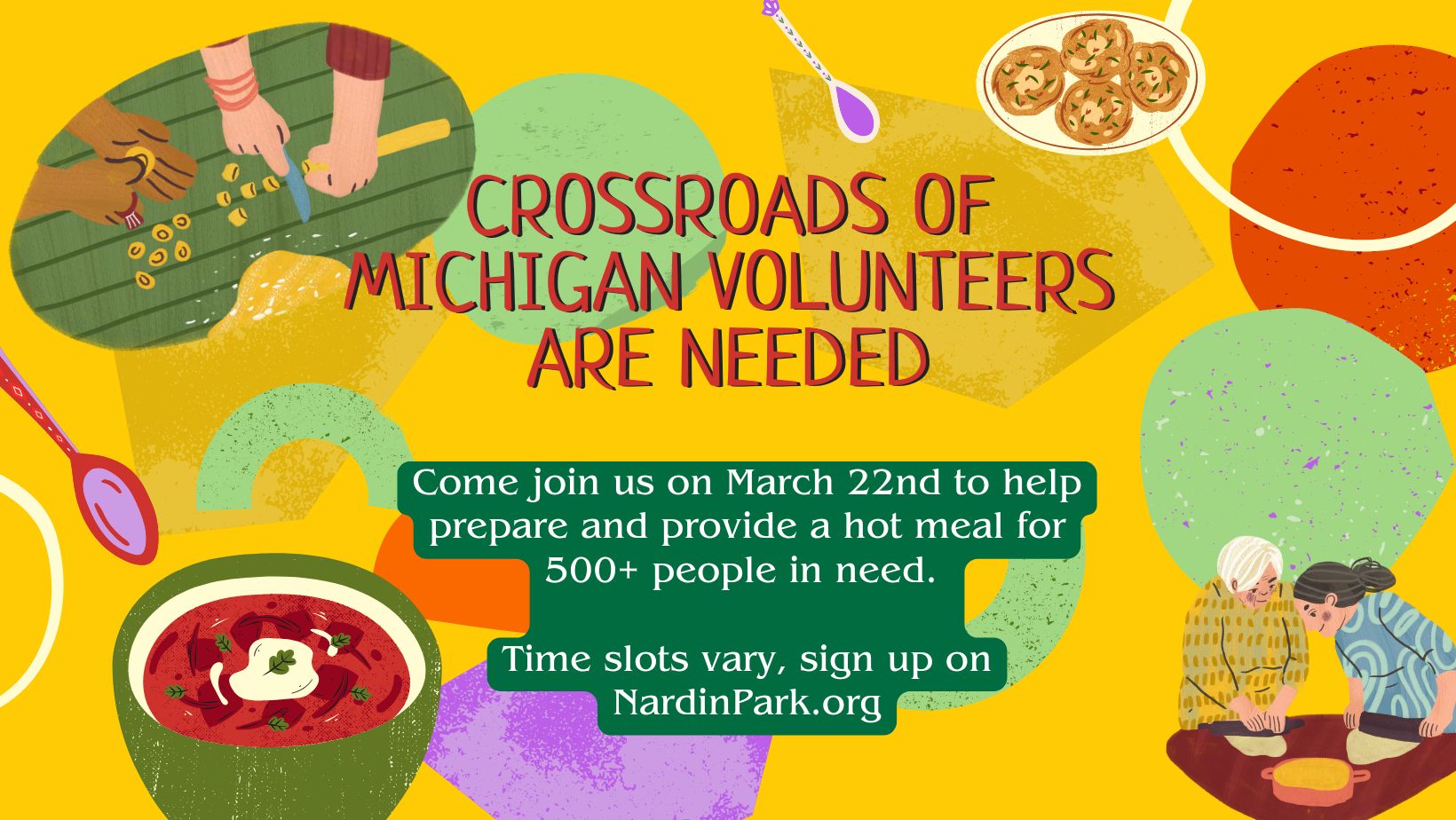 Crossroads of Michigan - volunteers needed '26