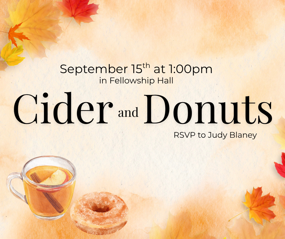 Cider and Donuts